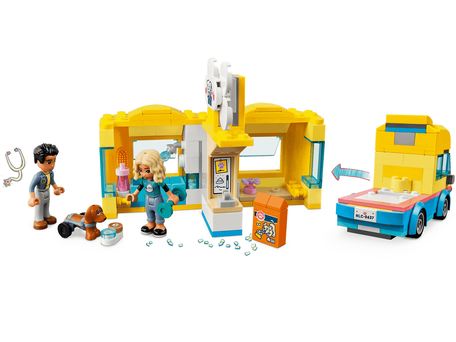 LEGO 41741 Dog Rescue Van - Friends - Image 3