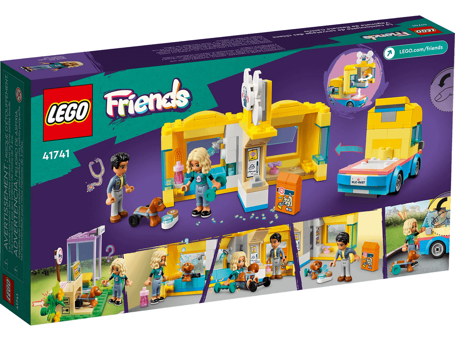 LEGO 41741 Dog Rescue Van - Friends - Image 9