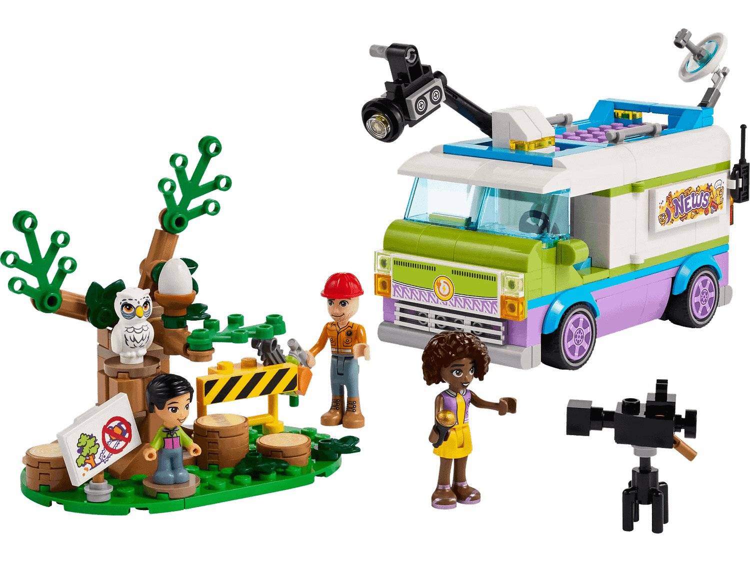 LEGO 41749 Newsroom Van - Friends - Image 2