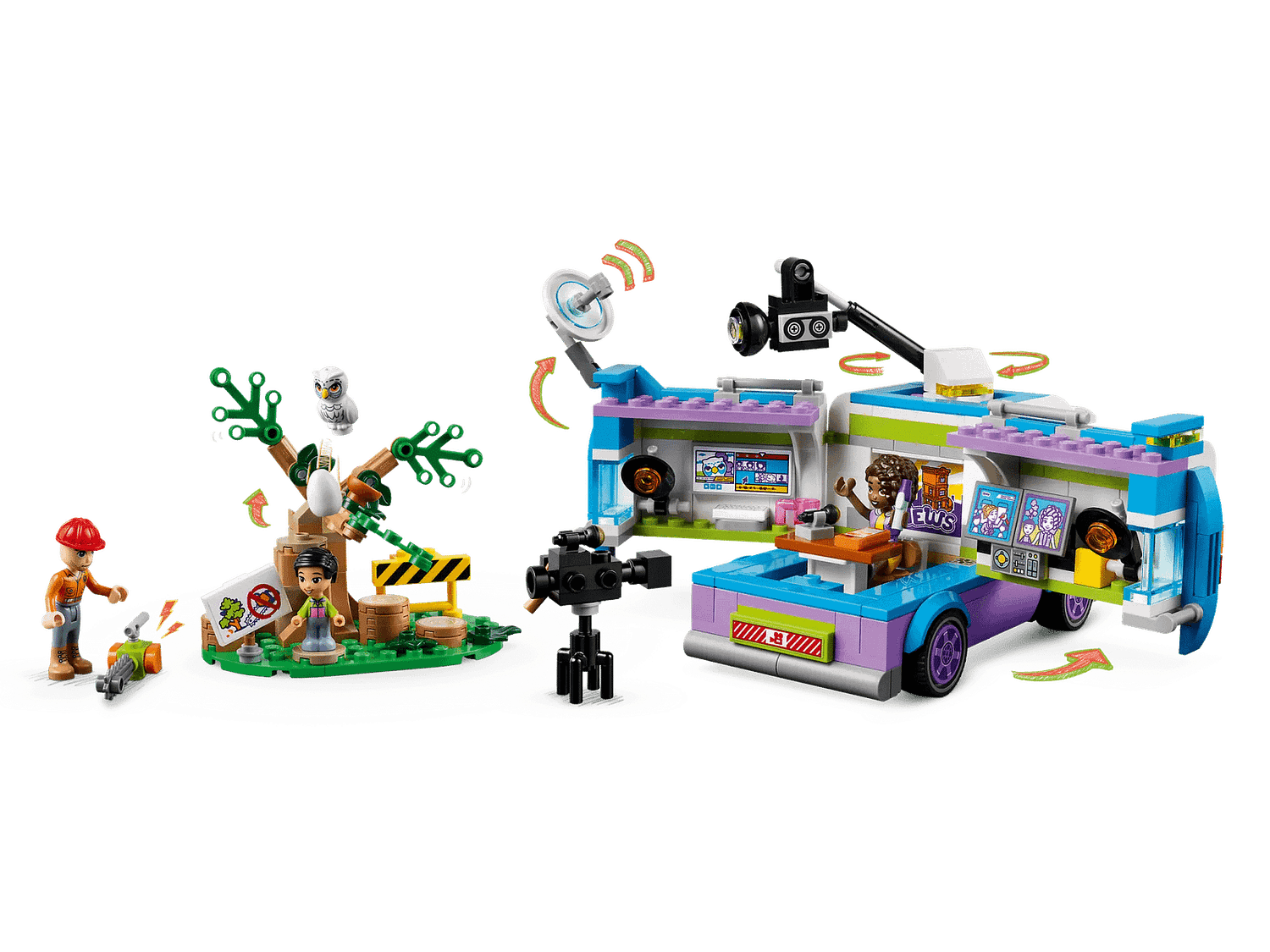 LEGO 41749 Newsroom Van - Friends - Image 3