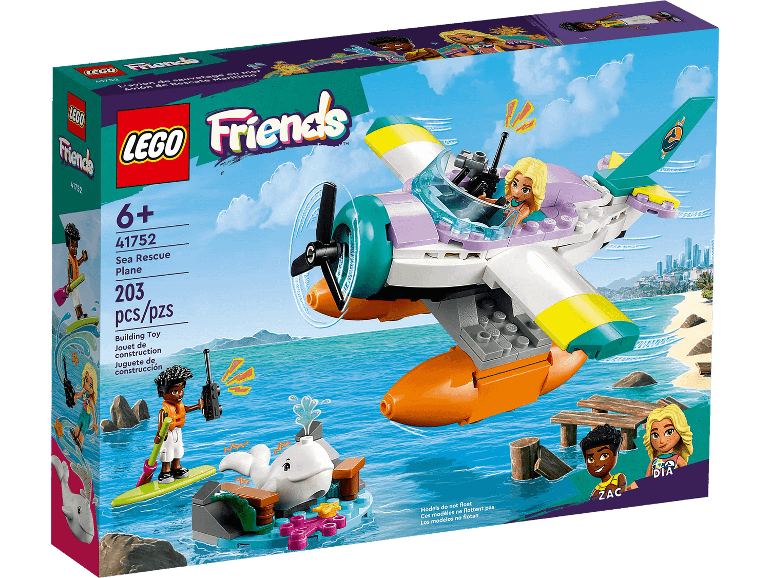 LEGO 41752 Sea Rescue Plane - Friends