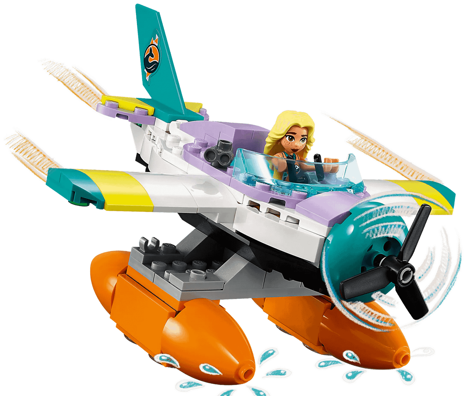 LEGO 41752 Sea Rescue Plane - Friends - Image 4