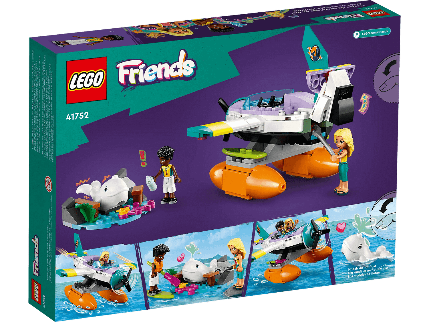LEGO 41752 Sea Rescue Plane - Friends - Image 7
