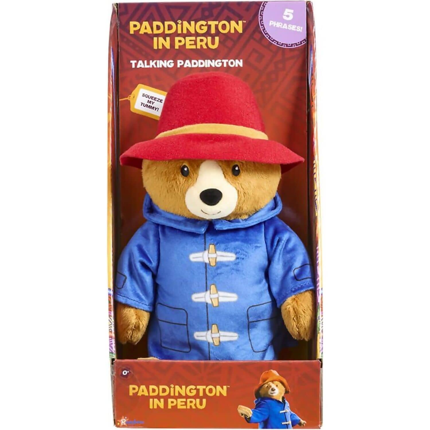 Paddington Bear - In Peru: Talking Paddington Plush 25cm - Jasnor