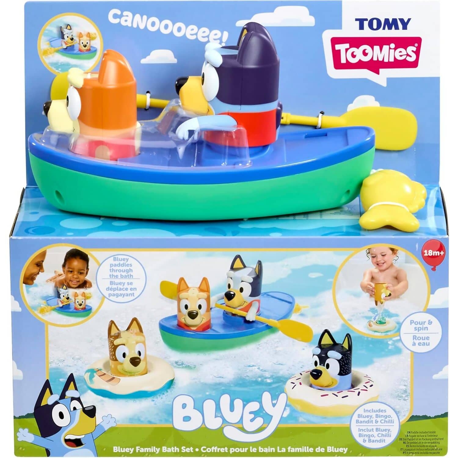 Tomy Toomies - Bluey Family Bath Set