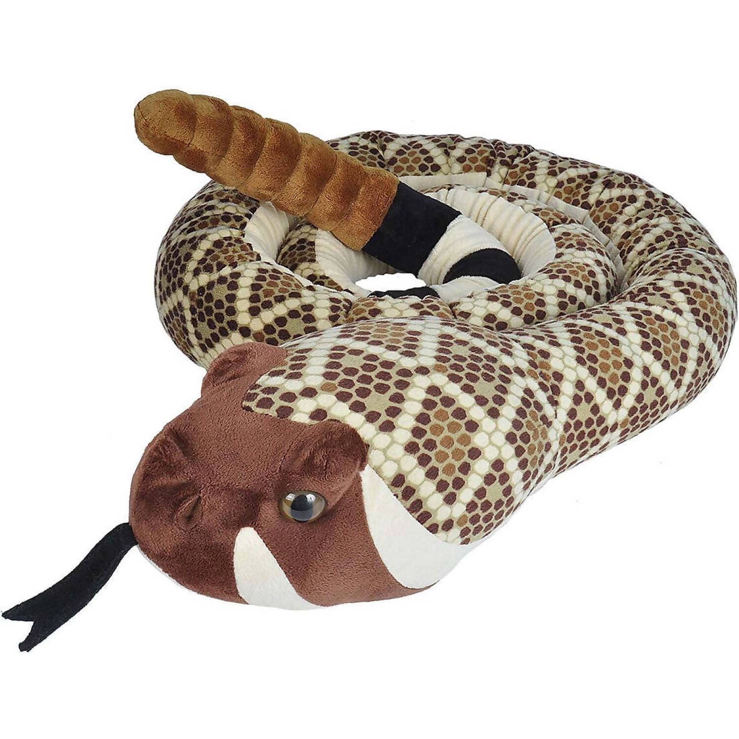 Wild Republic - Jumbo Snakesss Western Diamondback 110-inch Plush