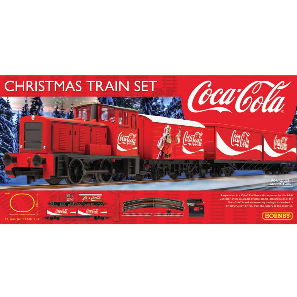 HORNBY CHRISTMAS COKE TRAIN SET SM42R1233