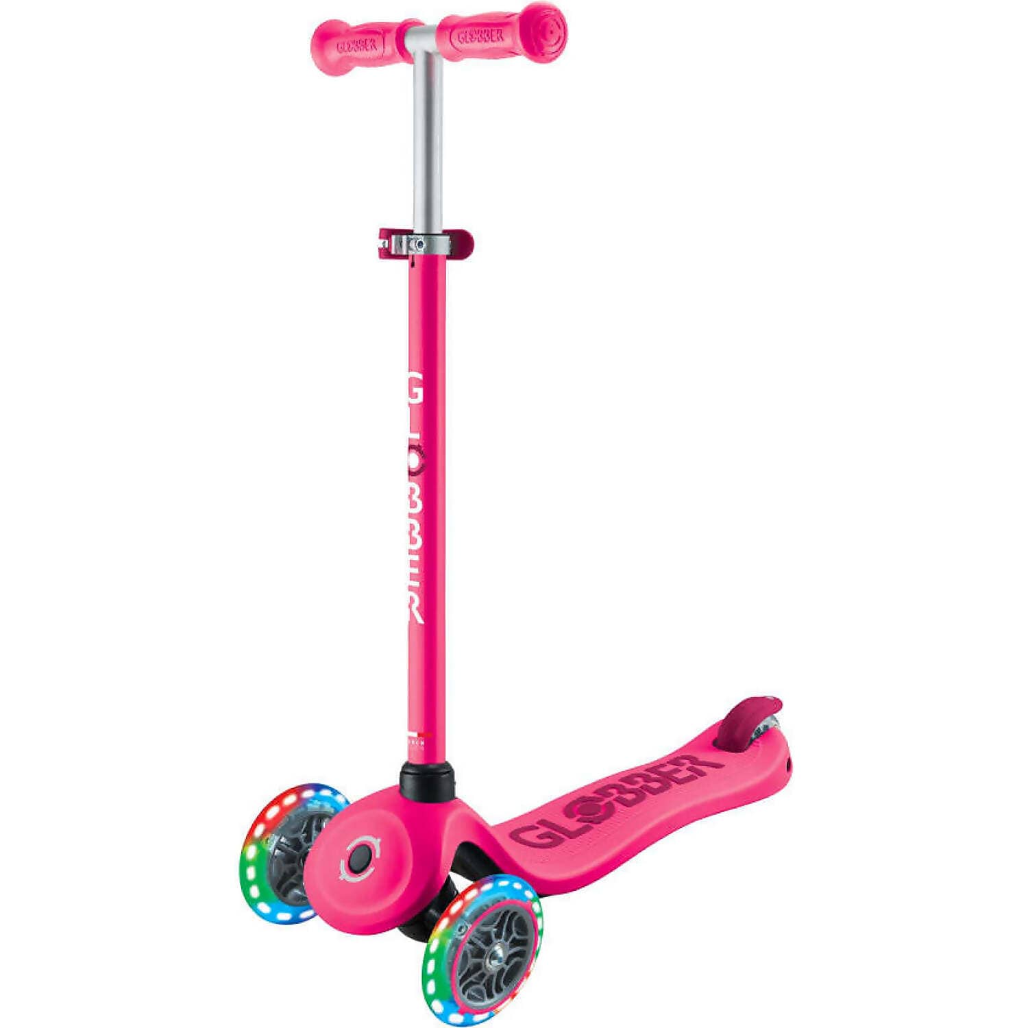 Globber - Go Up Sporty Lights V2 - Fuchsia/dark Pink Scooter - Image 3
