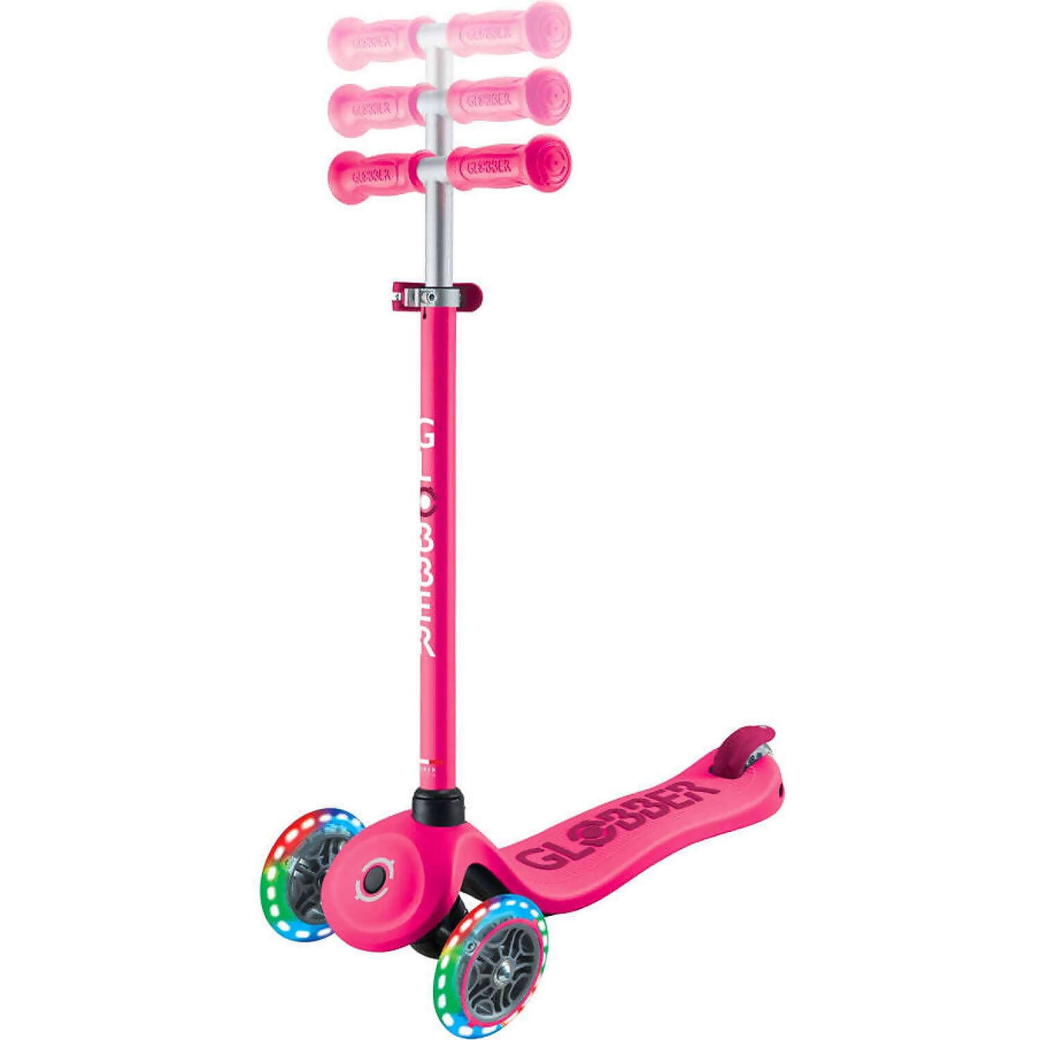 Globber - Go Up Sporty Lights V2 - Fuchsia/dark Pink Scooter - Image 7