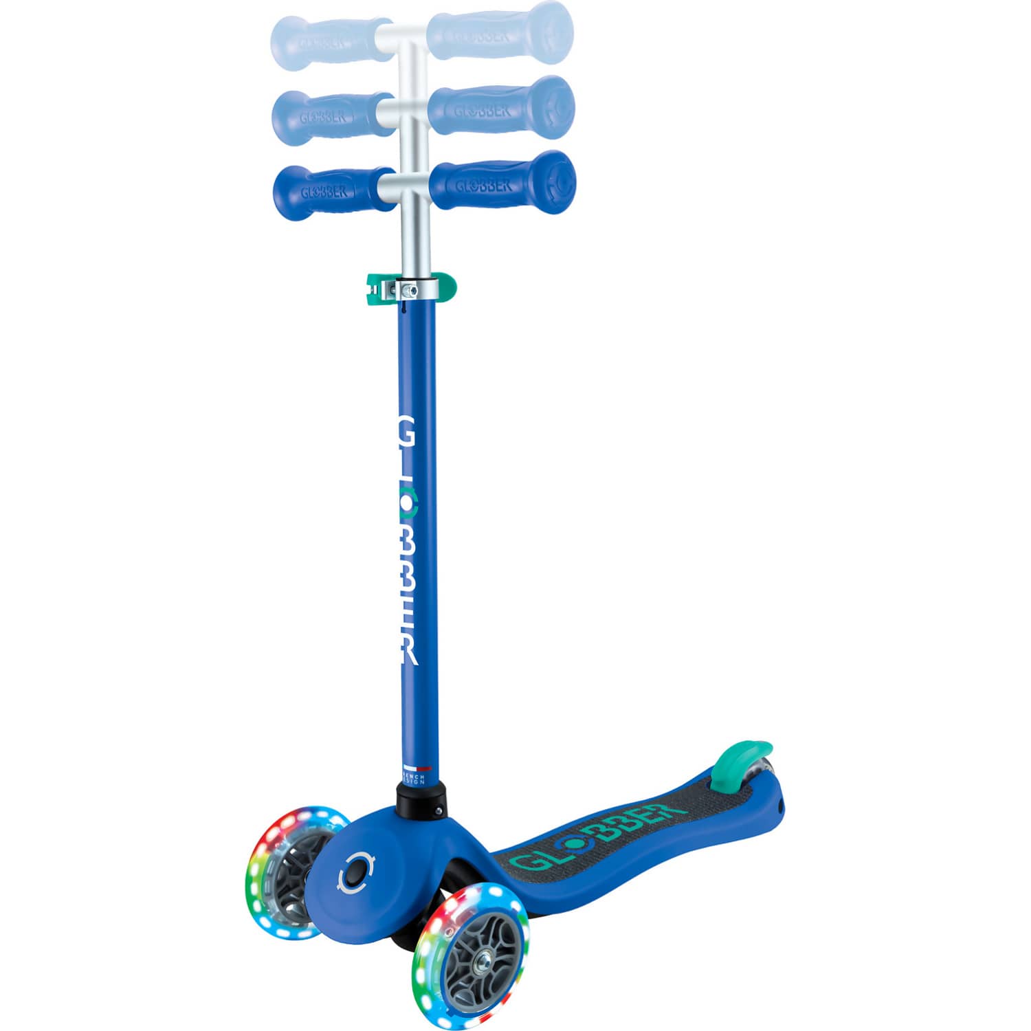Globber - Primo Scooter Lights - Blue/ Green - Image 5