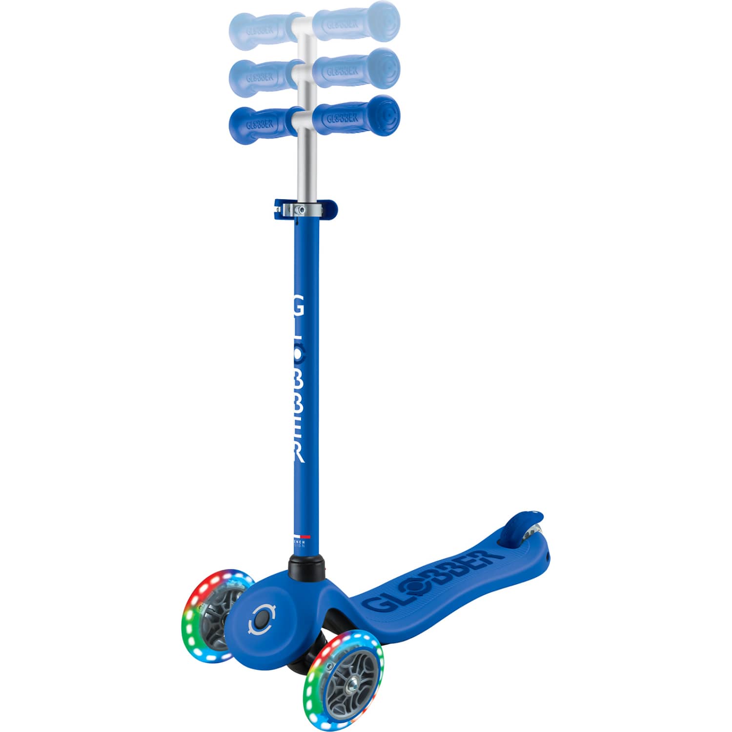 Globber - Go Up Sporty Lights With Stabilizer- Navy Blue/ Dark Navy Blue Scooter - Image 6