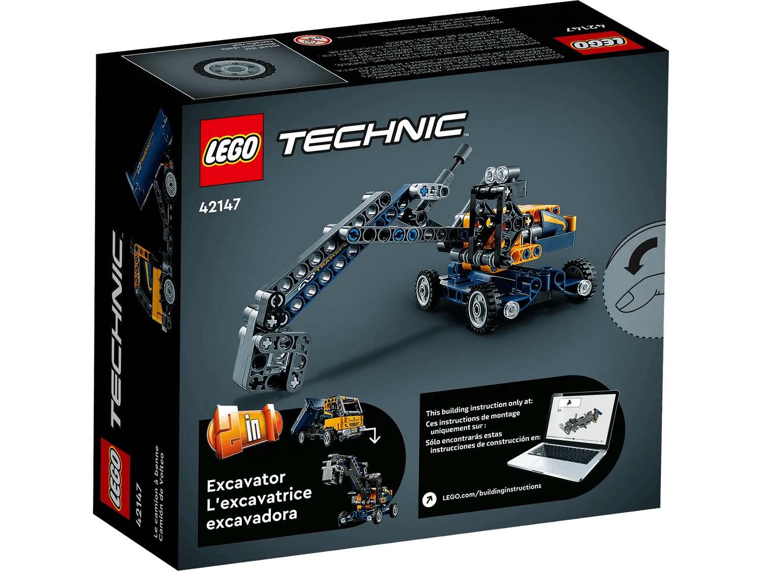 LEGO 42147 Dump Truck - Technic - Image 6