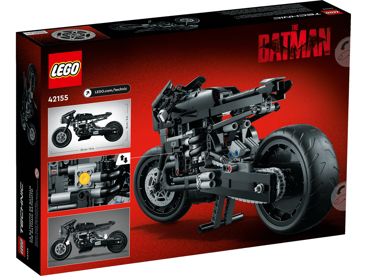 LEGO 42155 THE BATMAN - BATCYCLE™ - Technic - Image 8