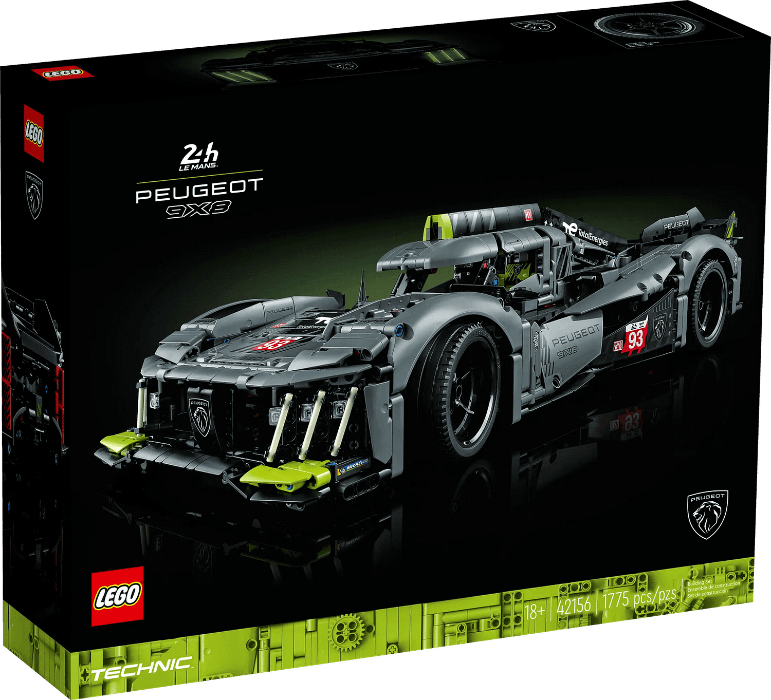LEGO 42156 PEUGEOT 9X8 24H Le Mans Hybrid Hypercar - Technic