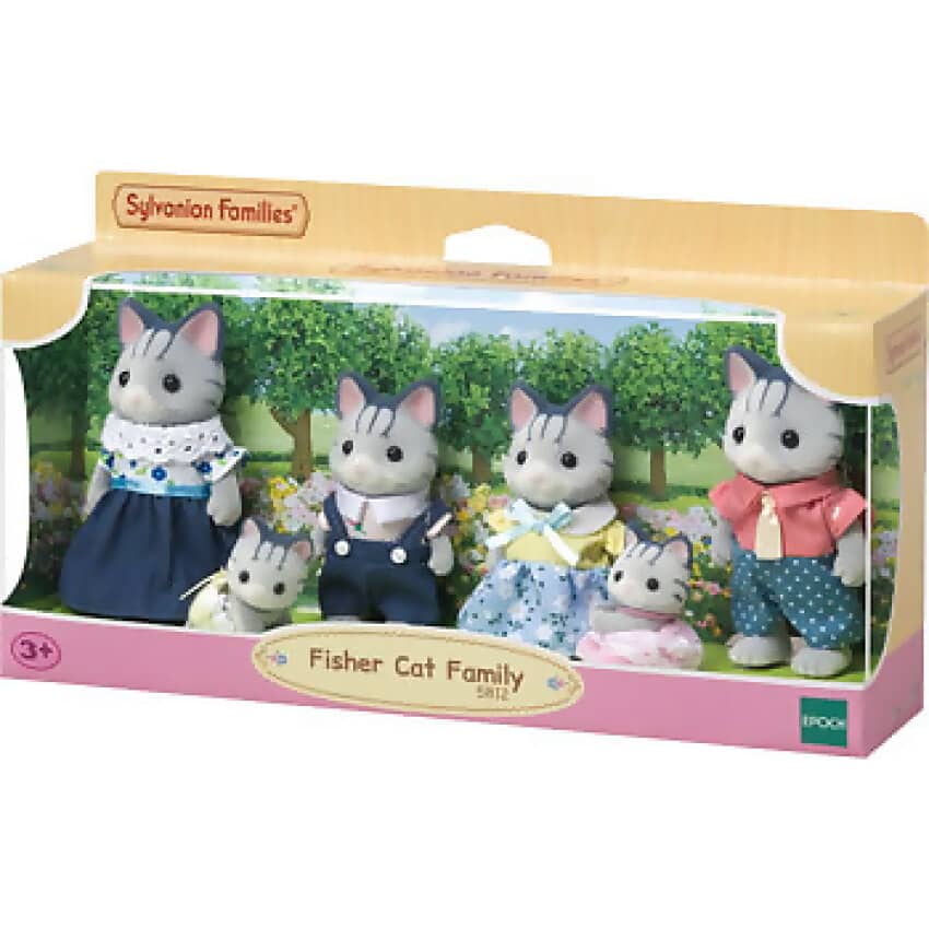 Sylvanian Families - Fisher Cat Family Set Animal Figurine