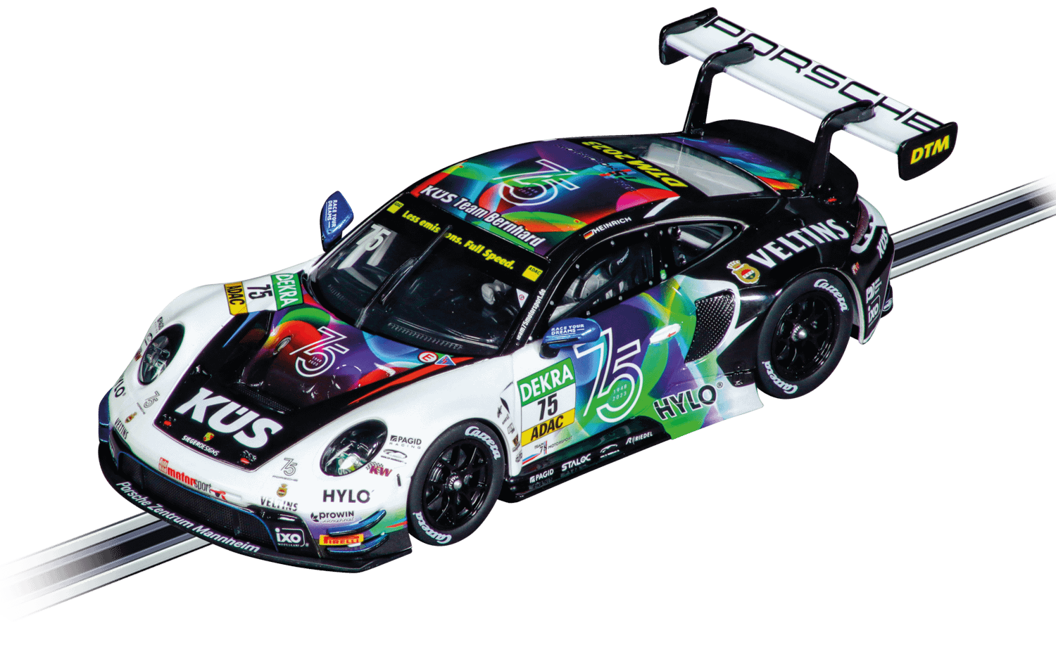 Carrera Evolution 1:32 - Porsche 911 GT3 R Team Bernhard No.75 DTM 2023  - Slot Car Also Suits Scalextric