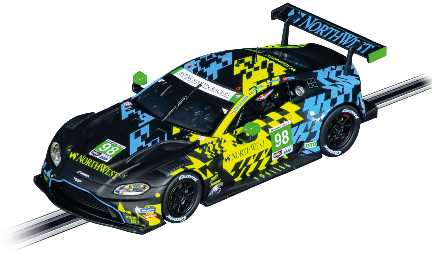 Carrera Evolution 1:32 - Aston-Martin Vantage GT3 Northwest No.98 Slot Car - Slot Car Also Suits Scalextric