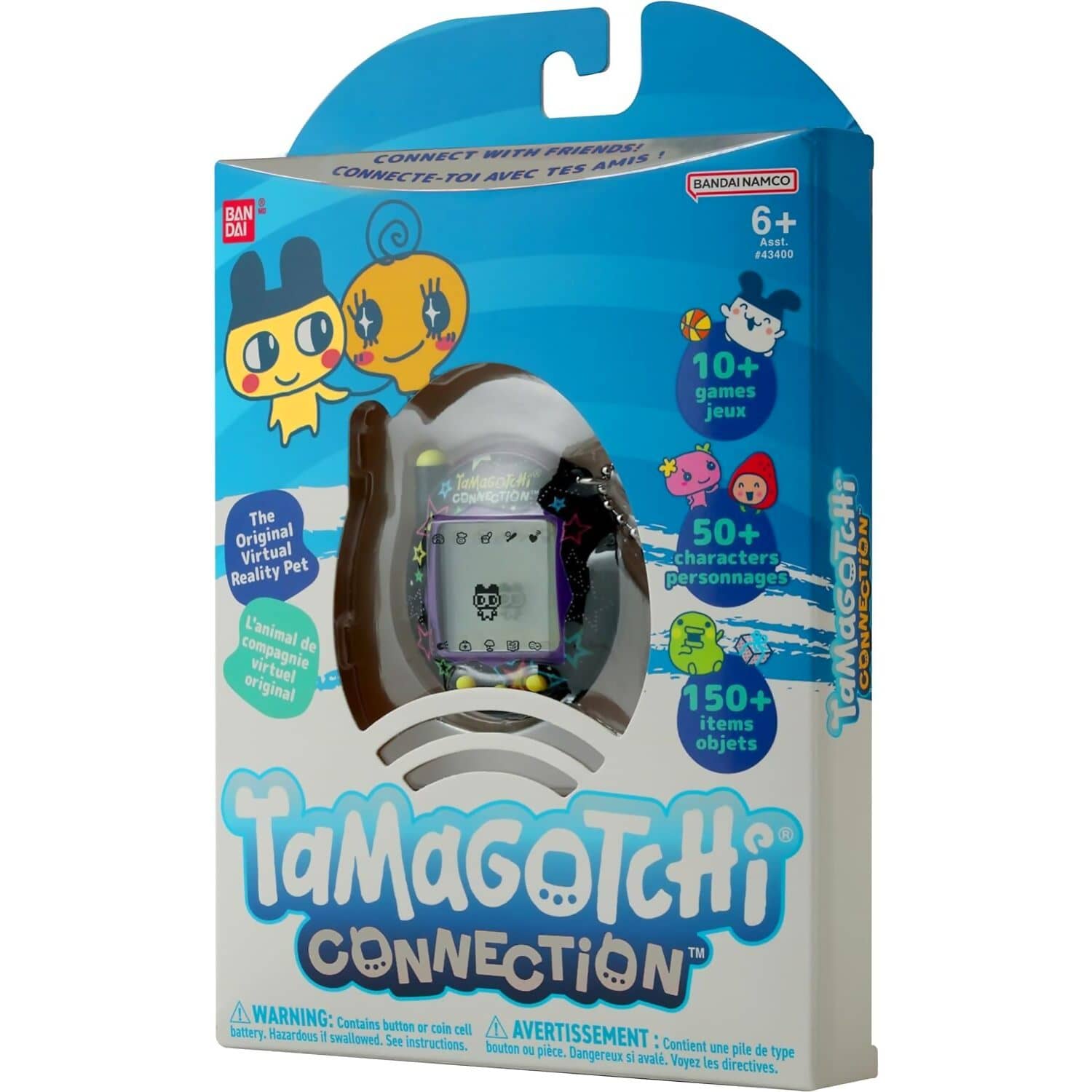 Tamagotchi - Connection Virtual Reality Pet - Neon Stars