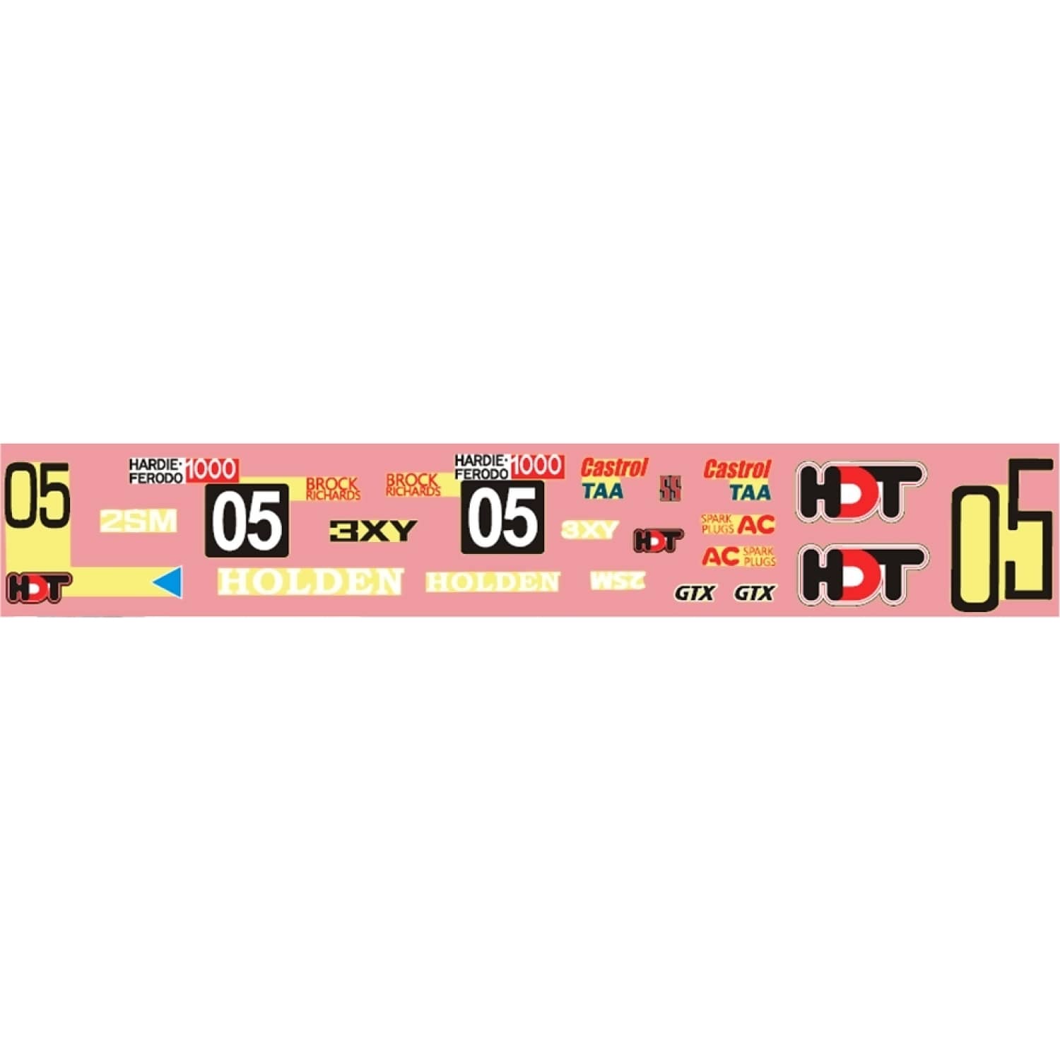 DDA Collectibles 1:24 Scale - A9X Holden Torana 1978 Bathurst Winner Decal Kit - Diecast Model Accessory