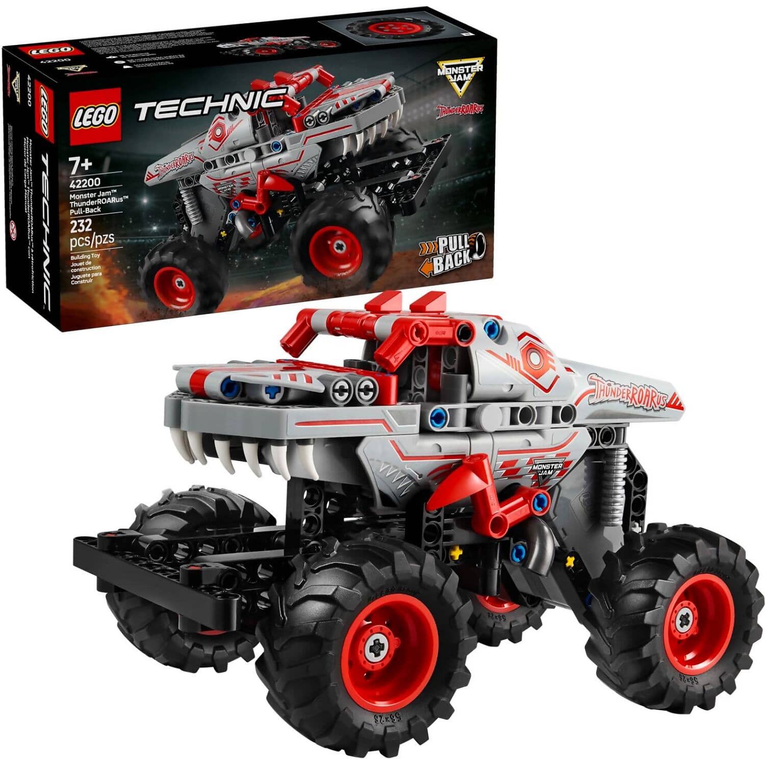 LEGO 42200 Monster Jam™ ThunderROARus™ Pull-Back - Technic