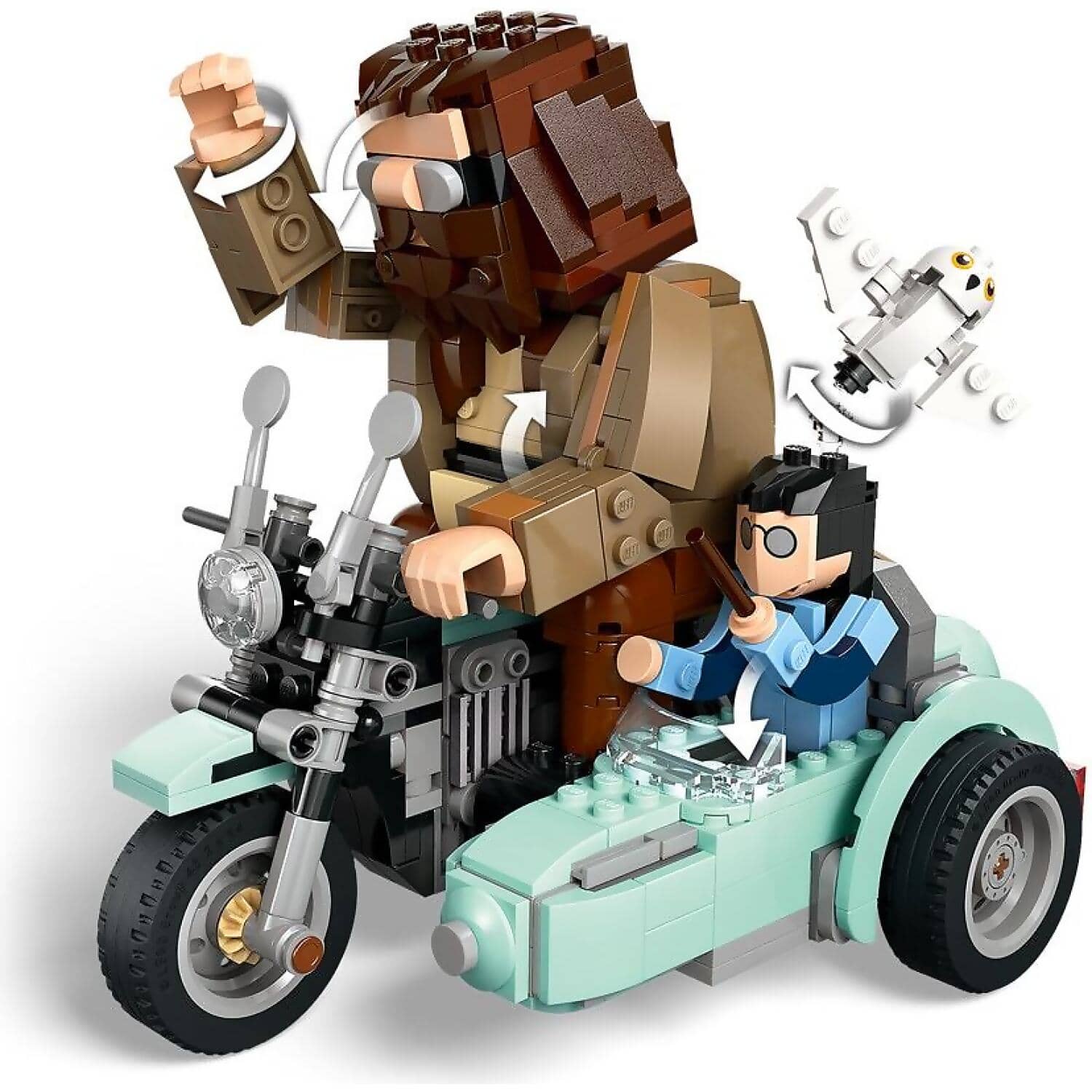 LEGO 76443 Hagrid™ & Harry's Motorcycle Ride - Harry Potter - Image 3