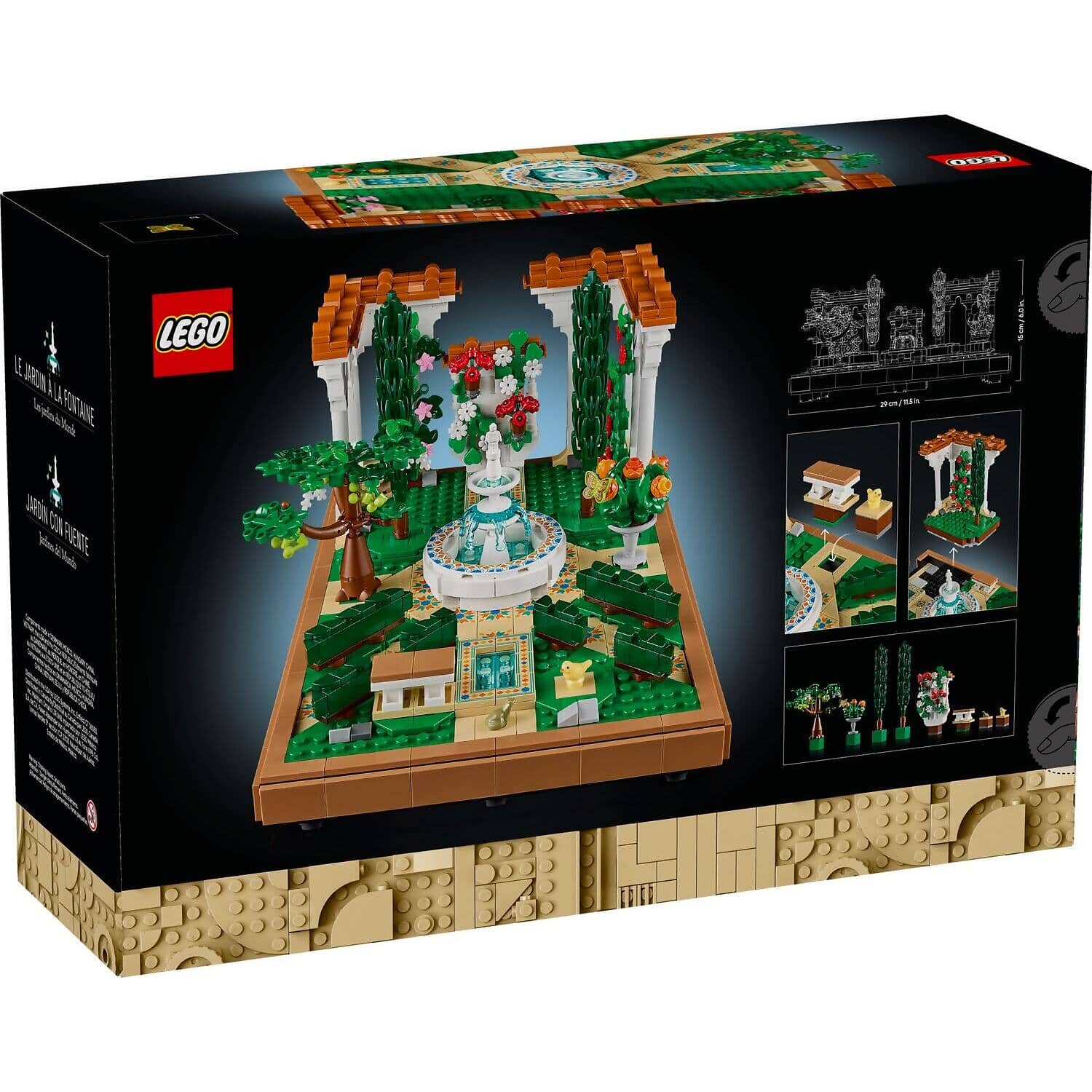 LEGO 10359 Fountain Garden - Icons - Image 7