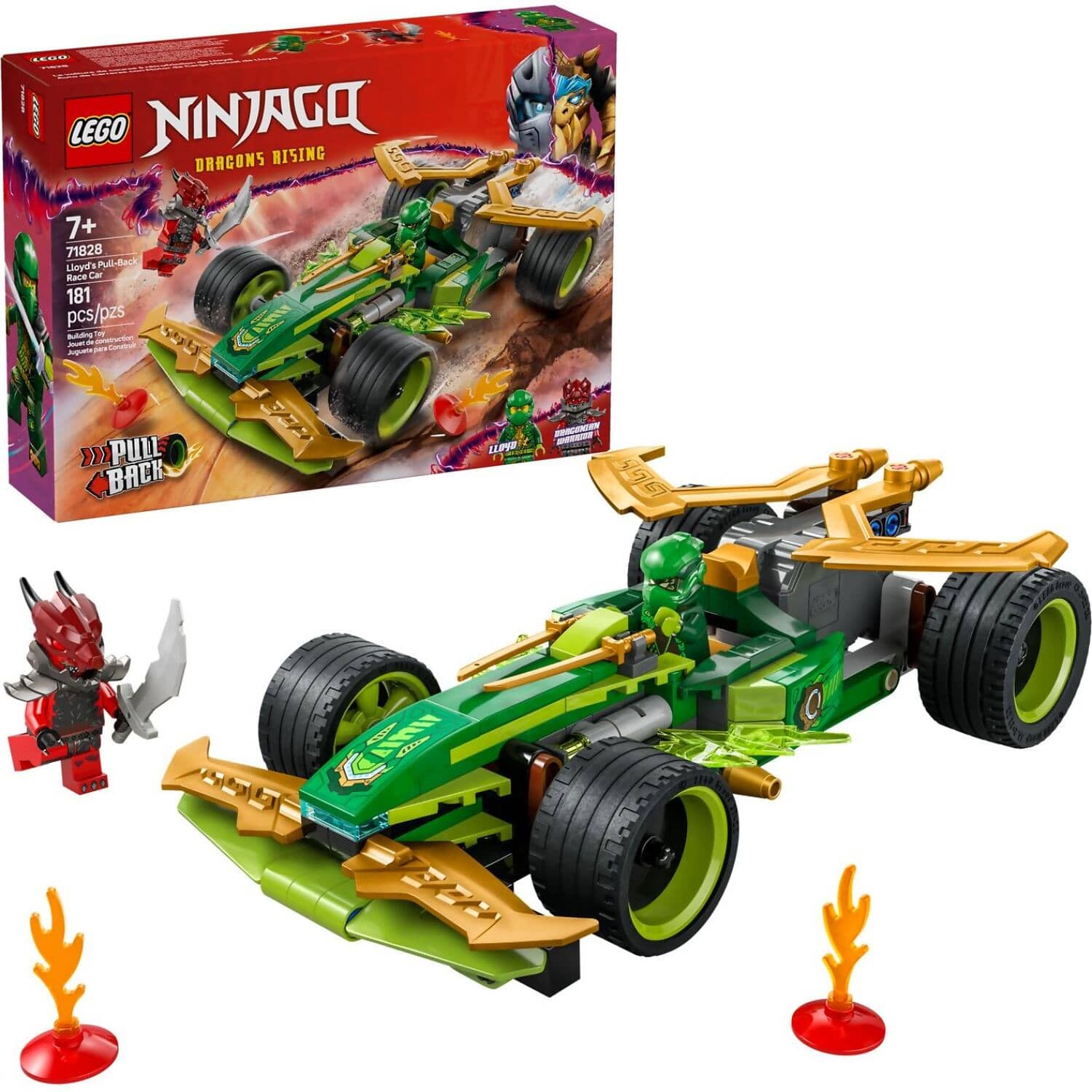 LEGO 71828 Lloyd's Pull-Back Race Car - Ninjago