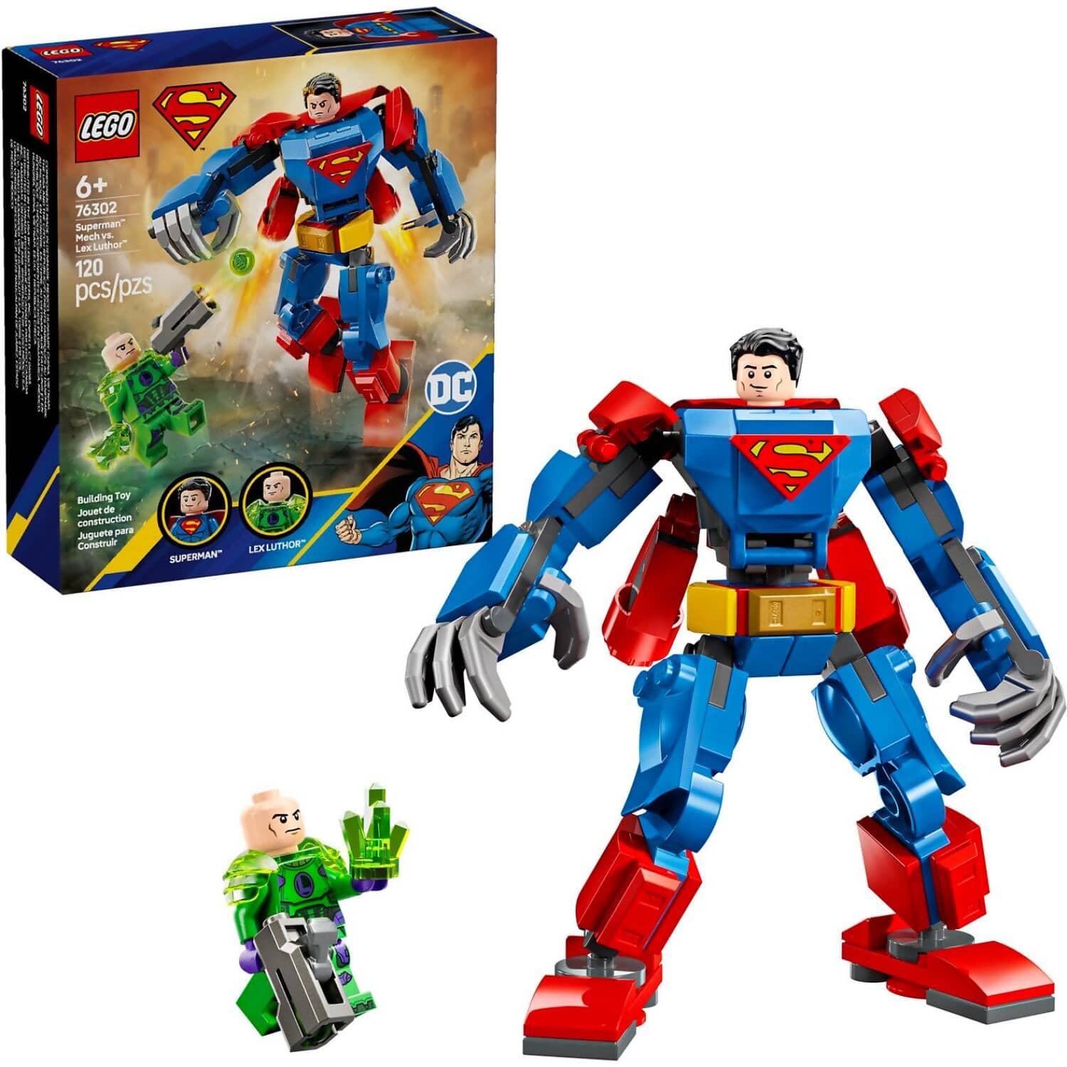 LEGO 76302 Superman™ Mech Vs. Lex Luthor™ - DC Super Heroes