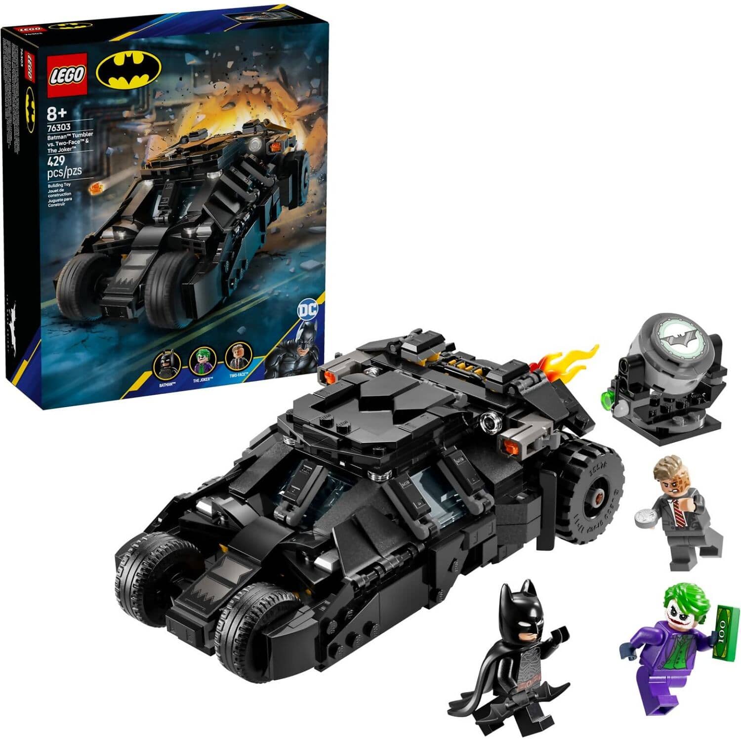 LEGO 76303 Batman™ Tumbler Vs. Two-face™ & The Joker - DC Super Heroes