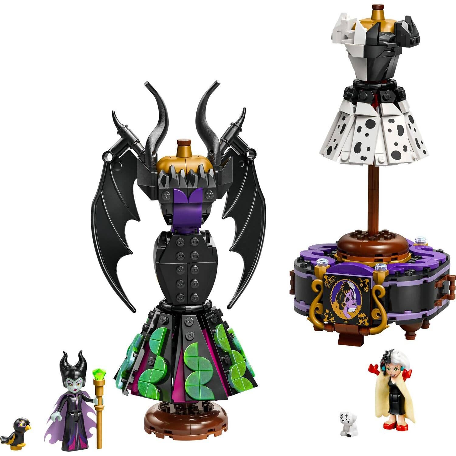 LEGO 43262 Maleficent's and Cruella De Vil's Dresses - Disney - Image 2