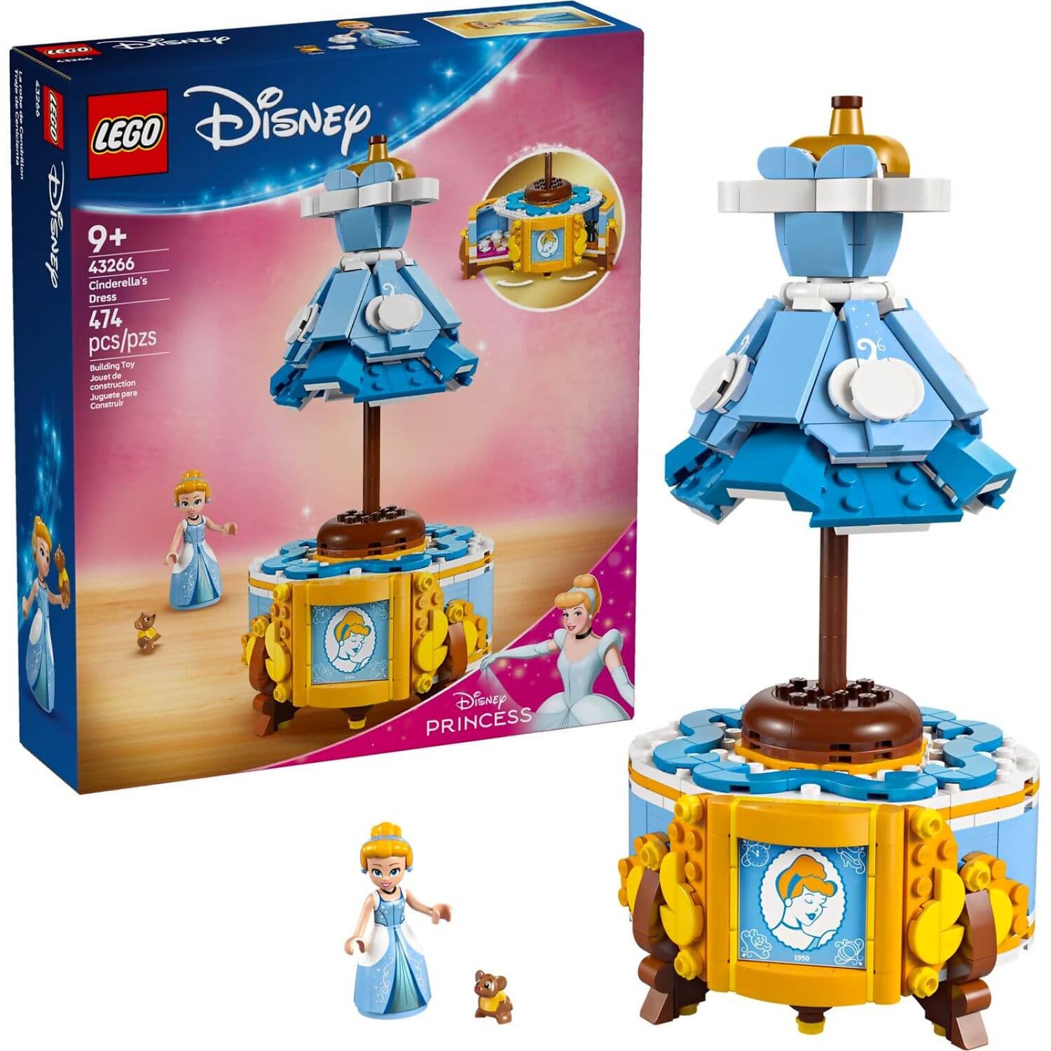 LEGO 43266 Cinderella's Dress - Disney