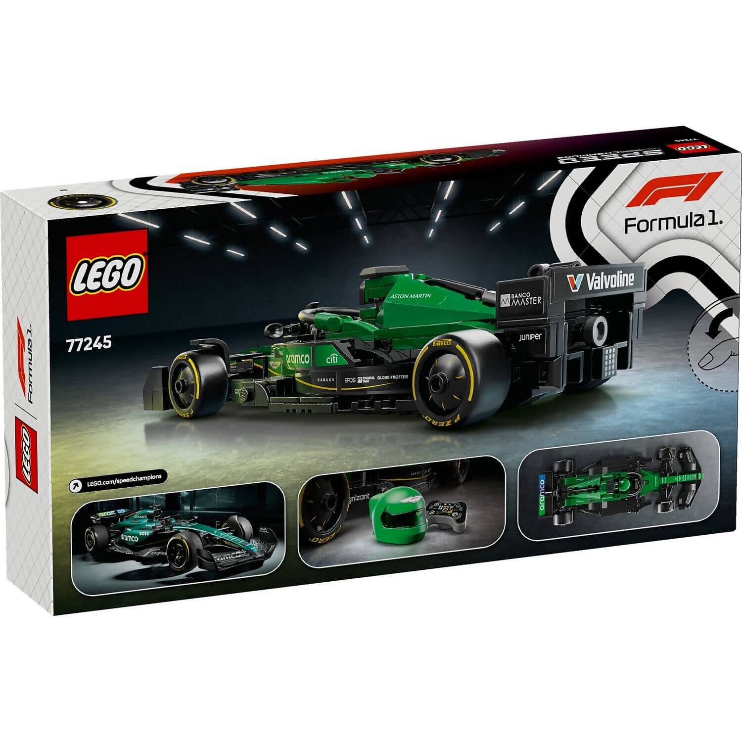 LEGO 77245 Aston Martin Aramco F1® AMR24 Race Car - Speed Champions - Image 6