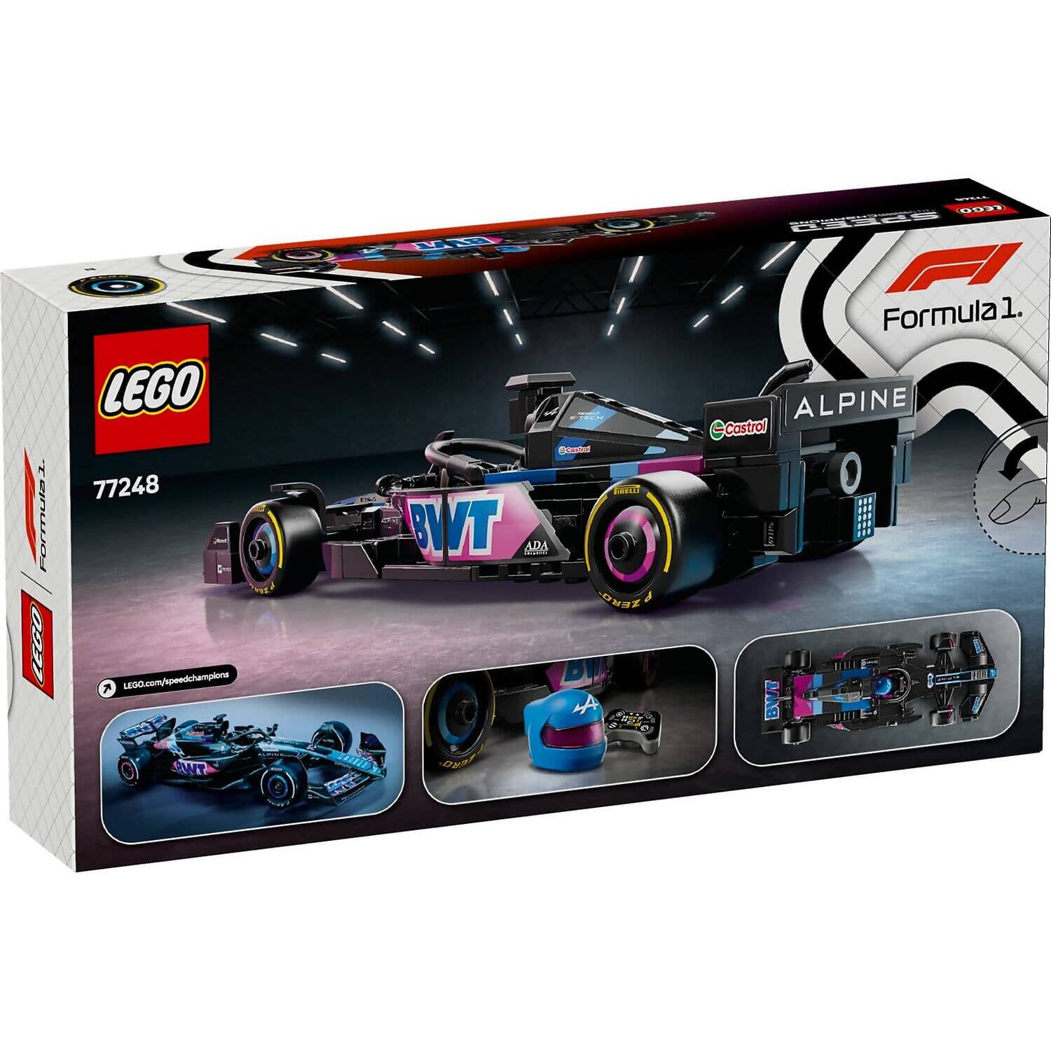 LEGO 77248 BWT Alpine F1® Team A524 Race Car - Speed Champions - Image 7
