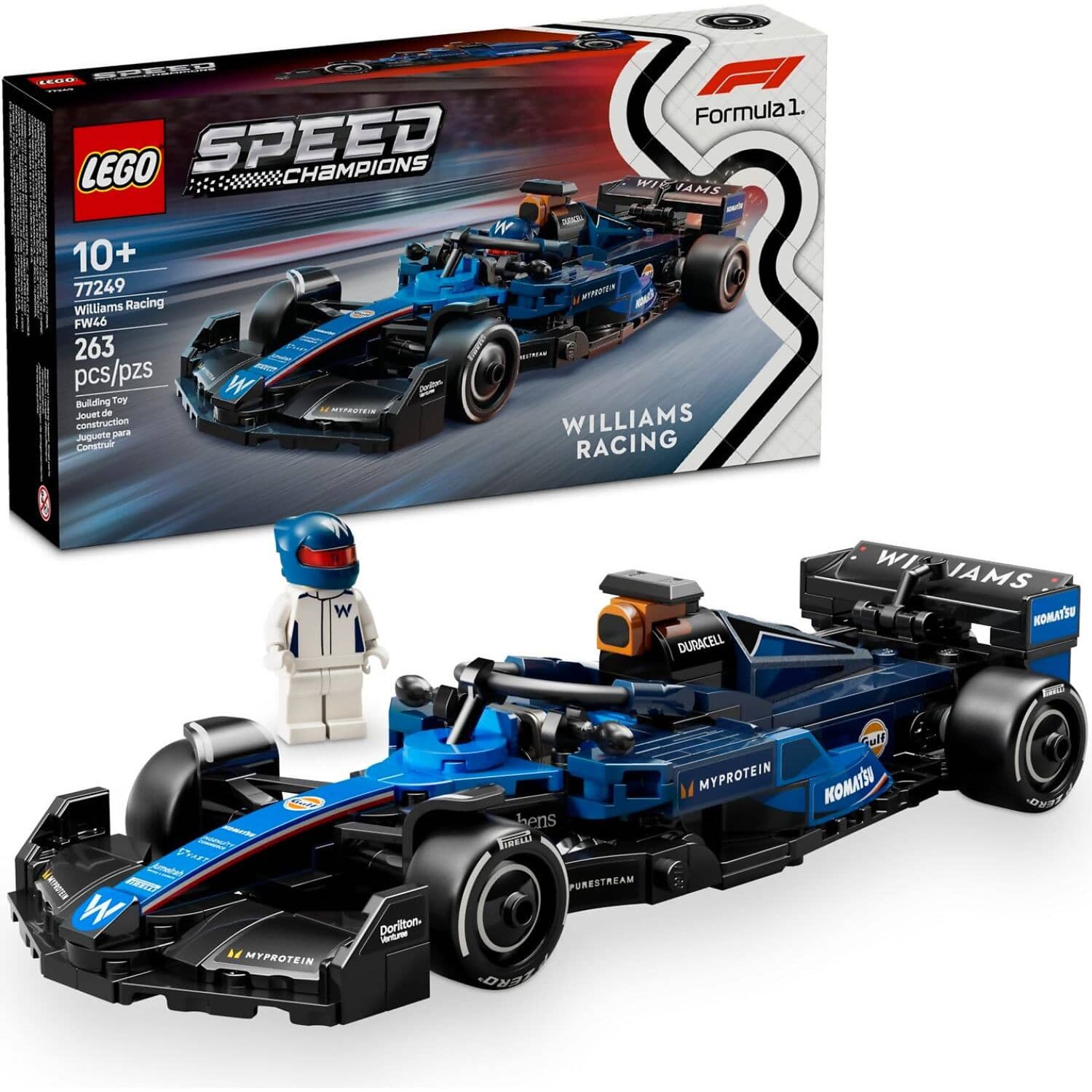 LEGO 77249 Williams Racing FW46 F1® Race Car - Speed Champions