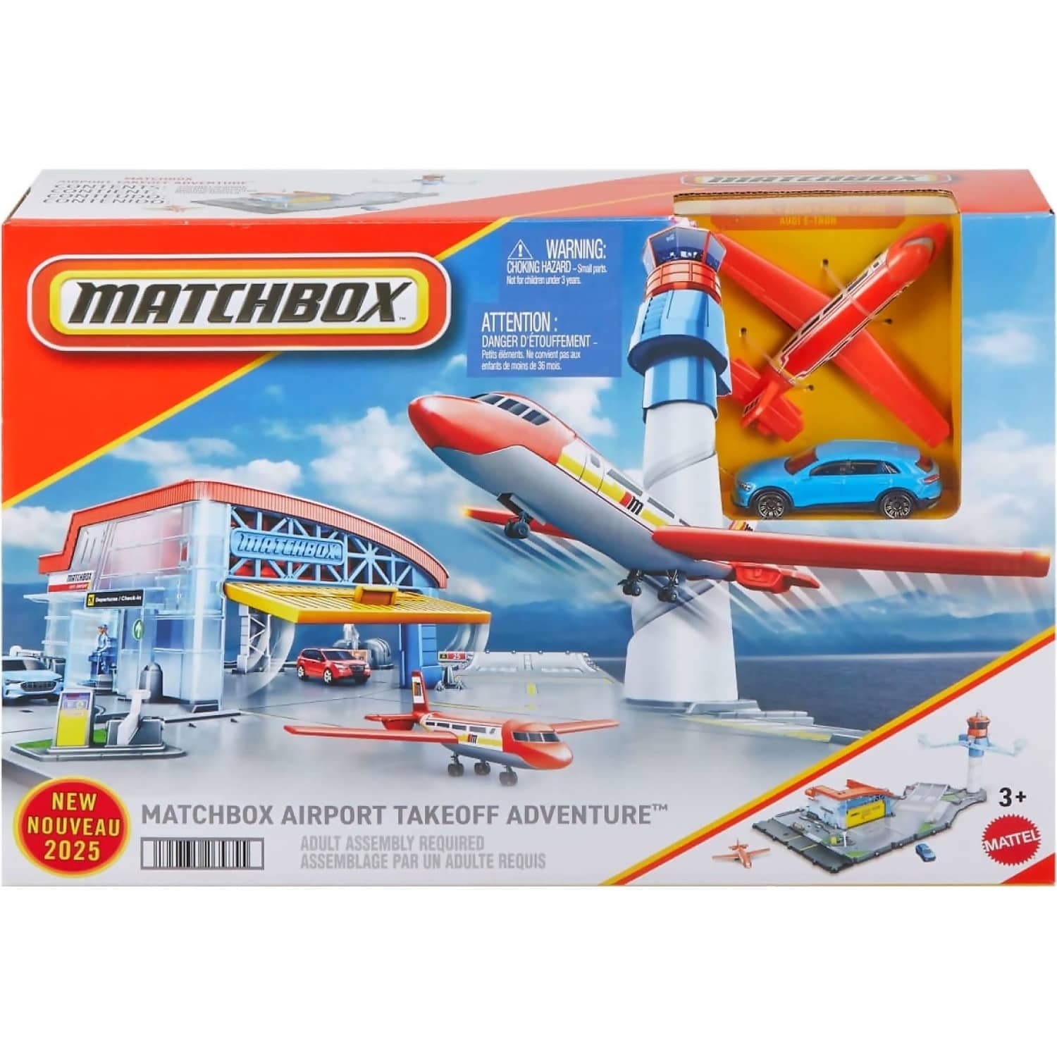 Matchbox - Airport Takeoff Adventure Playset - Mattel