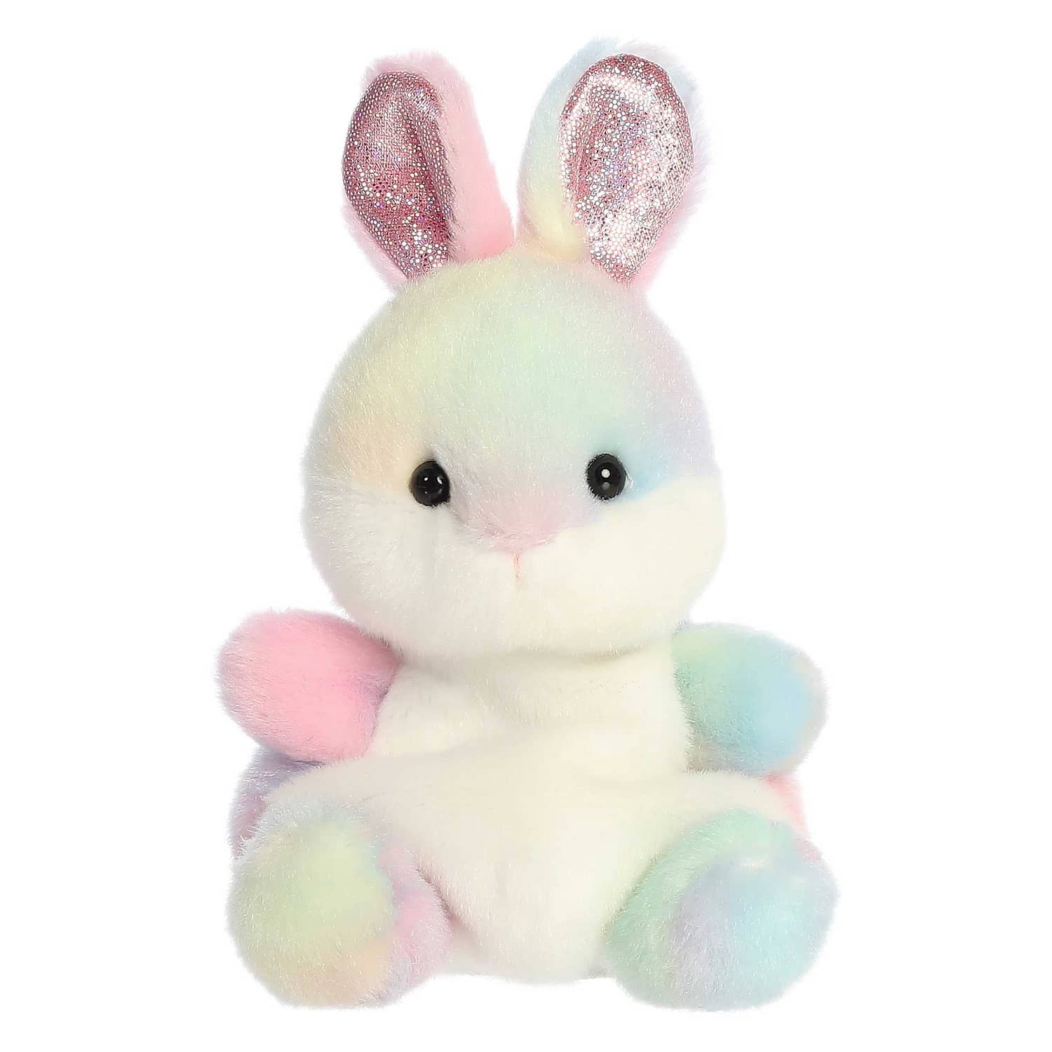 Cotton Candy - Palm Pals Opal Rainbow Bunny 13cm Plush