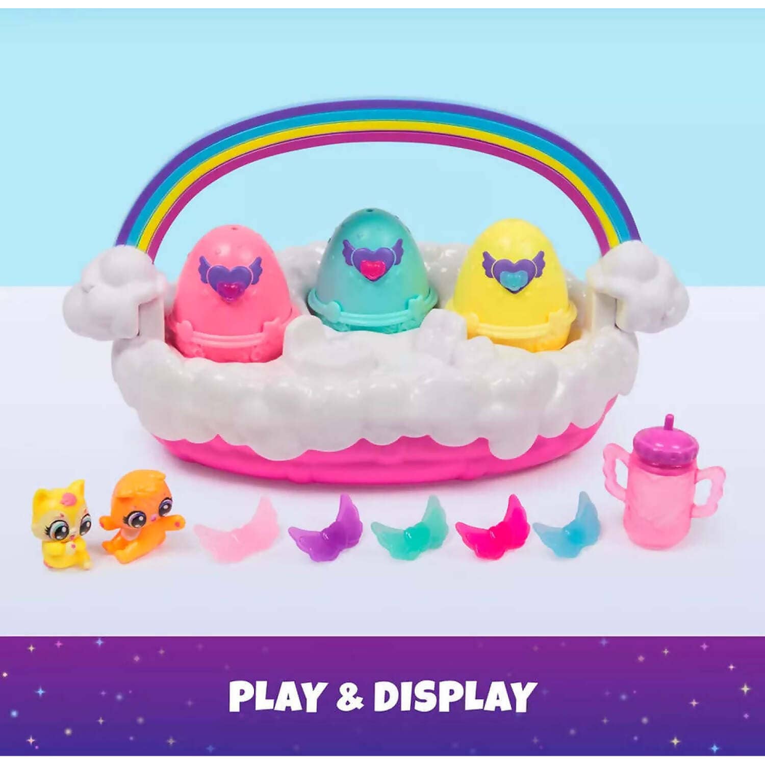 Hatchimals Alive! - Neon Rainbow Spring Basket - Image 5