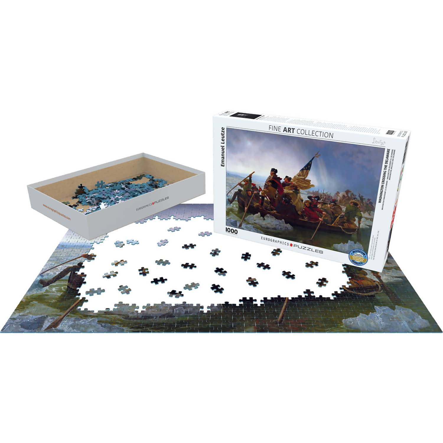 Eurographics - Washington Crossing The Delaware - Jigsaw Puzzle 1000pc - Image 2