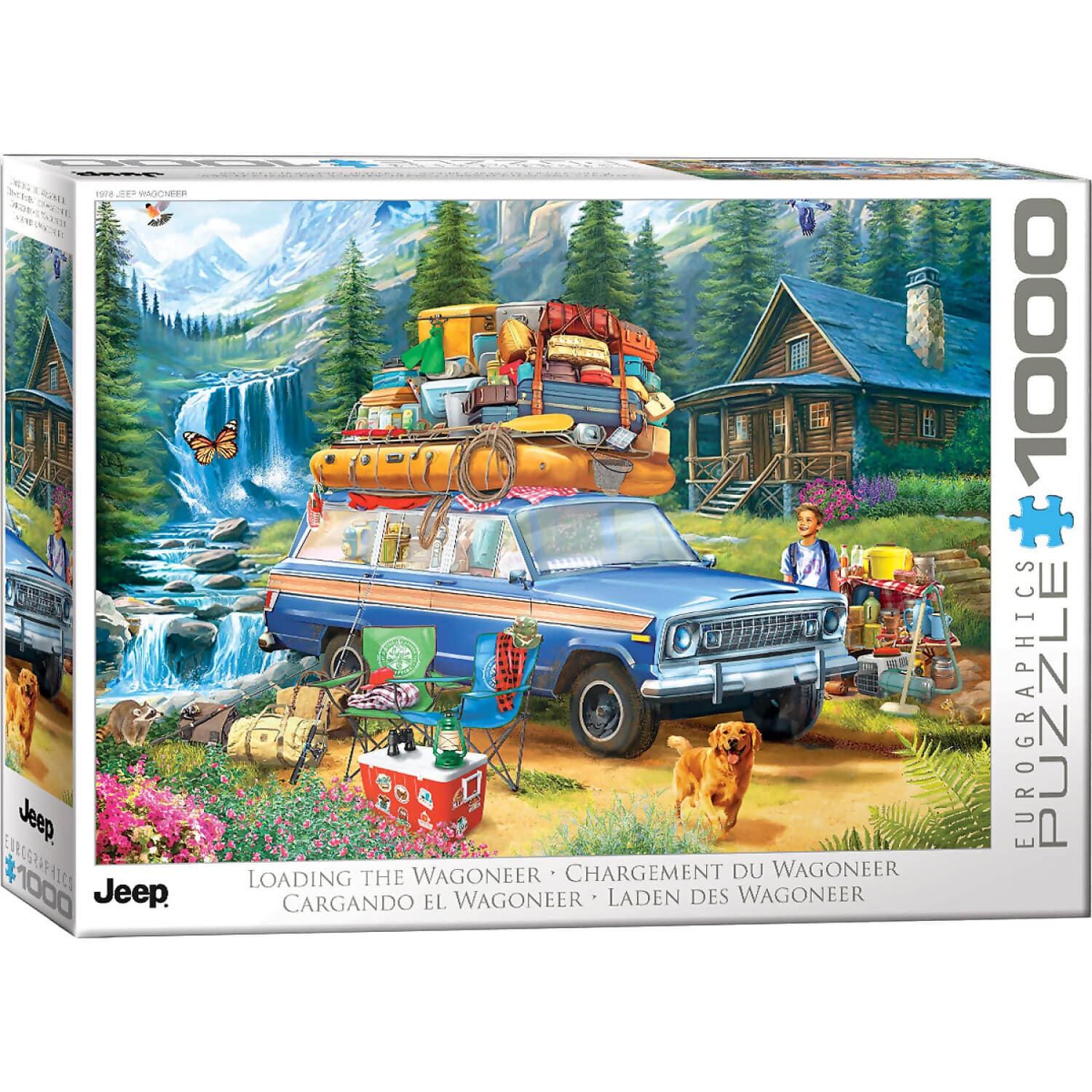 Eurographics - Loading The Jeep Wagoneer - Jigsaw Puzzle 1000pc