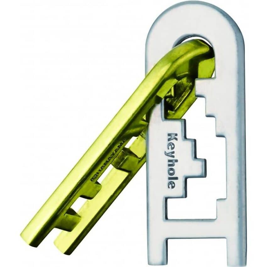 Hanayama - Huzzle Keyhole Level 4 - Cast Puzzle - Image 2