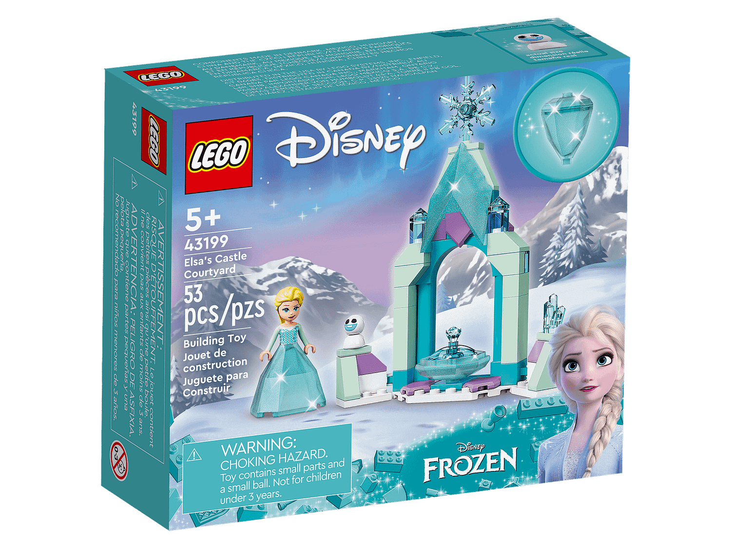 LEGO 43199 Elsa’s Castle Courtyard - Disney Princess