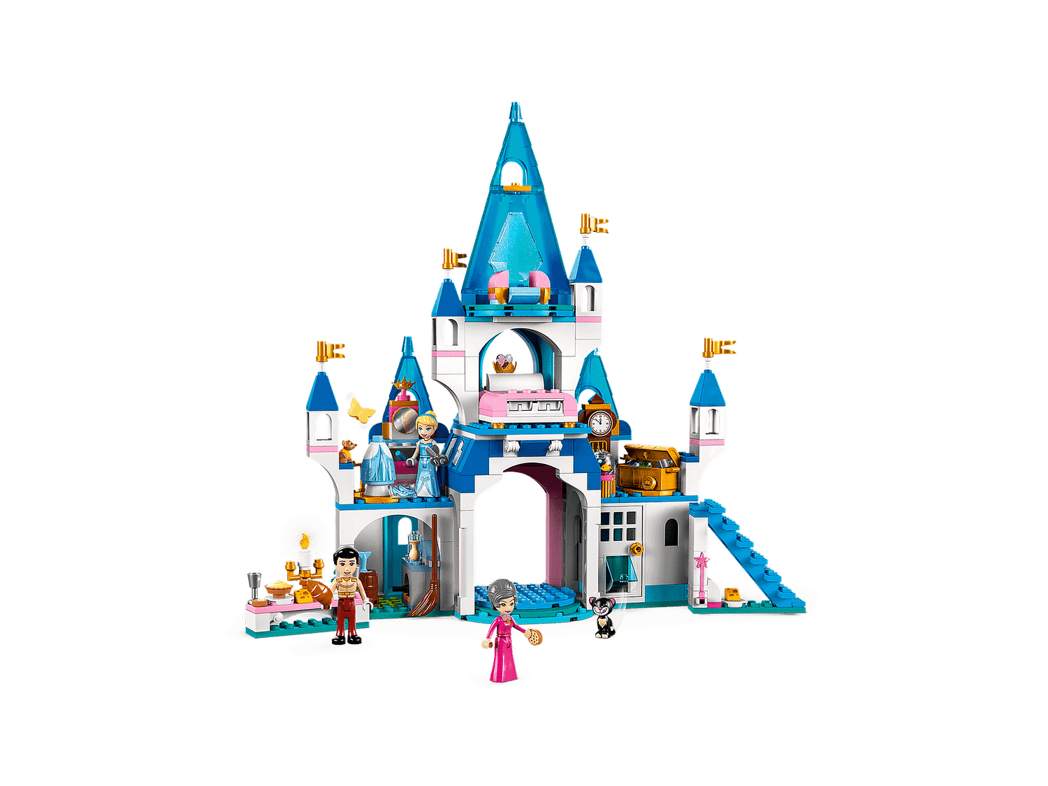 LEGO 43206 Cinderella and Prince Charming's Castle - Disney Princess Frozen - Image 9