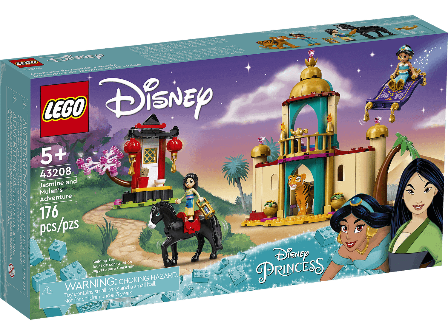 LEGO 43208 Jasmine and Mulan’s Adventure - Disney Princess