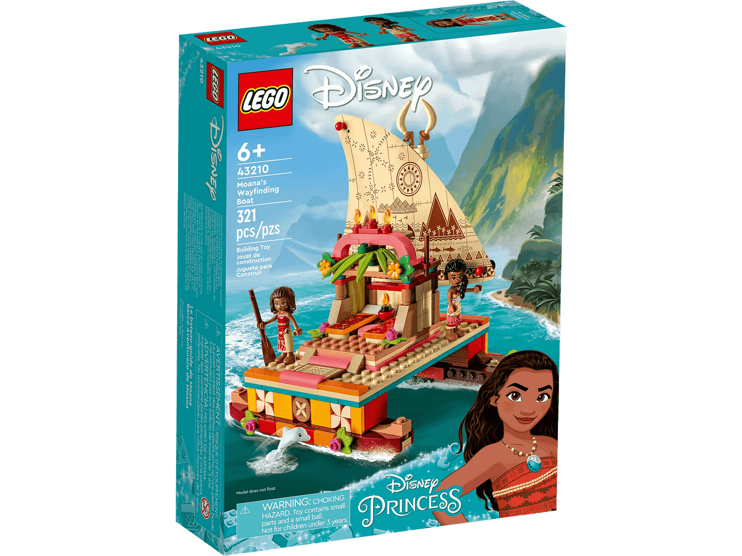 LEGO 43210 Moana's Wayfinding Boat - Disney Princess