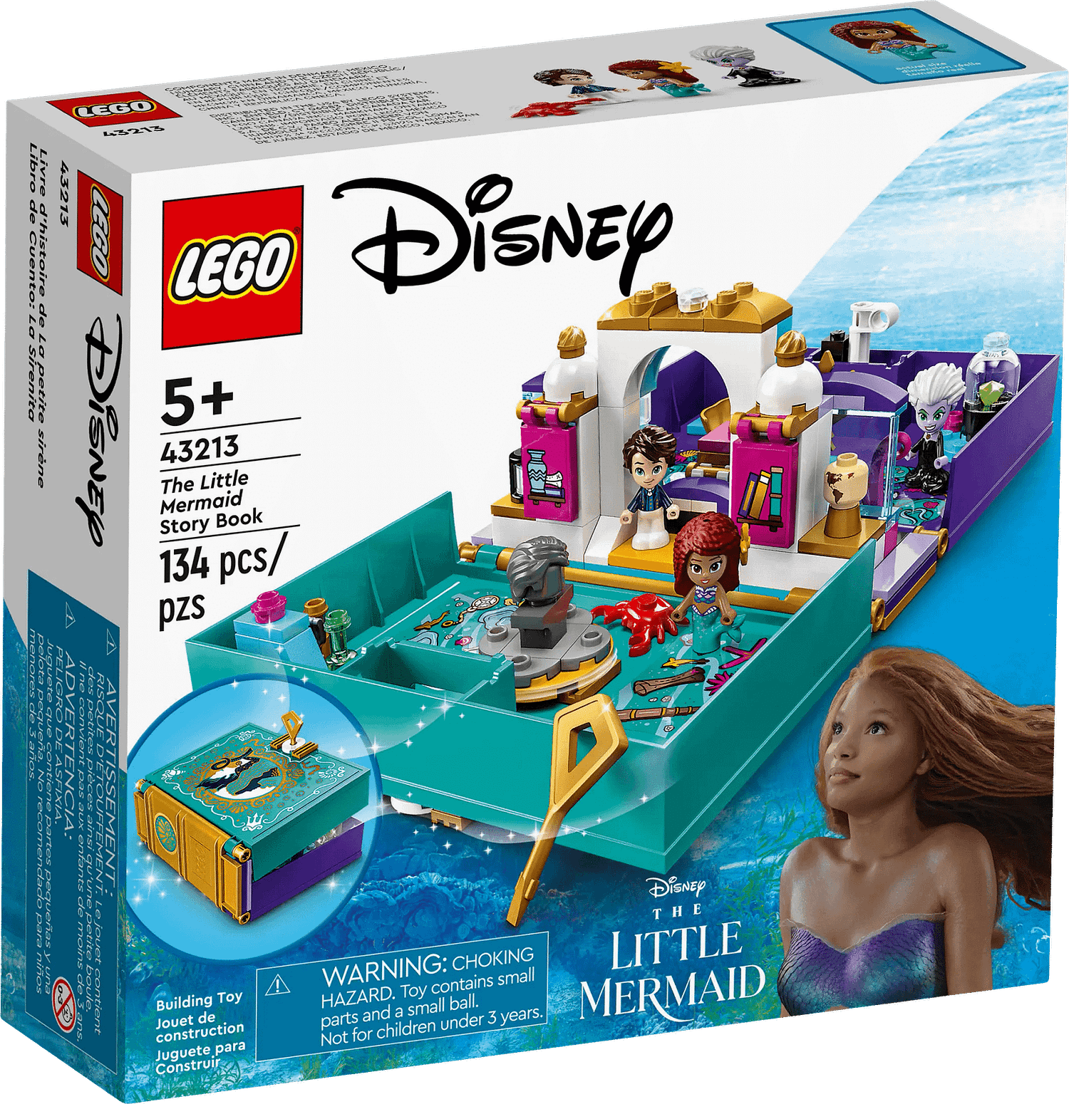 LEGO 43213 The Little Mermaid Story Book - Disney Princess