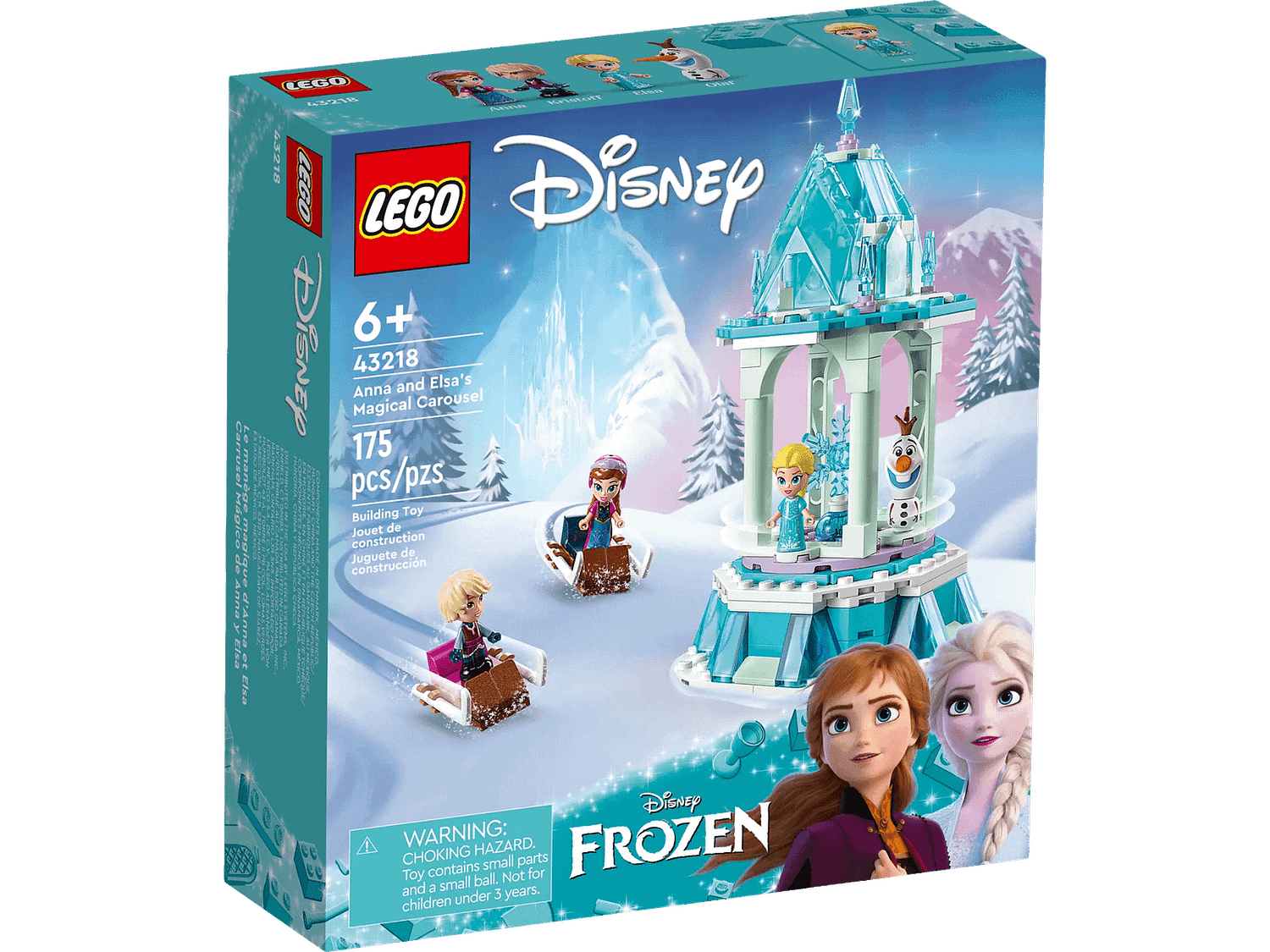 LEGO 43218 Anna and Elsa's Magical Carousel - Disney Princess