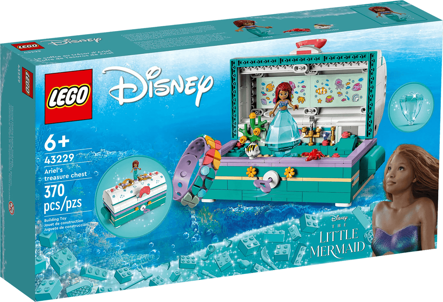 LEGO 43229 Ariel's Treasure Chest - Disney Princess