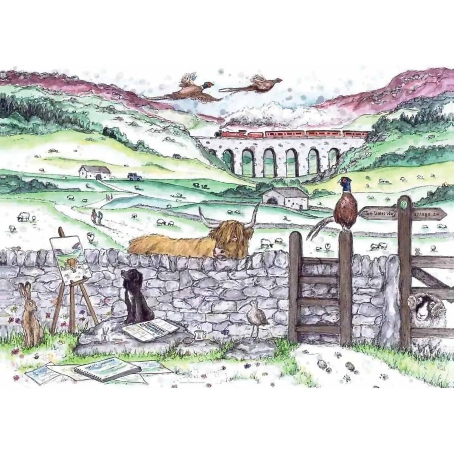 Ravensburger - Yorkshire Dales Jigsaw Puzzle 1000pc - Image 2