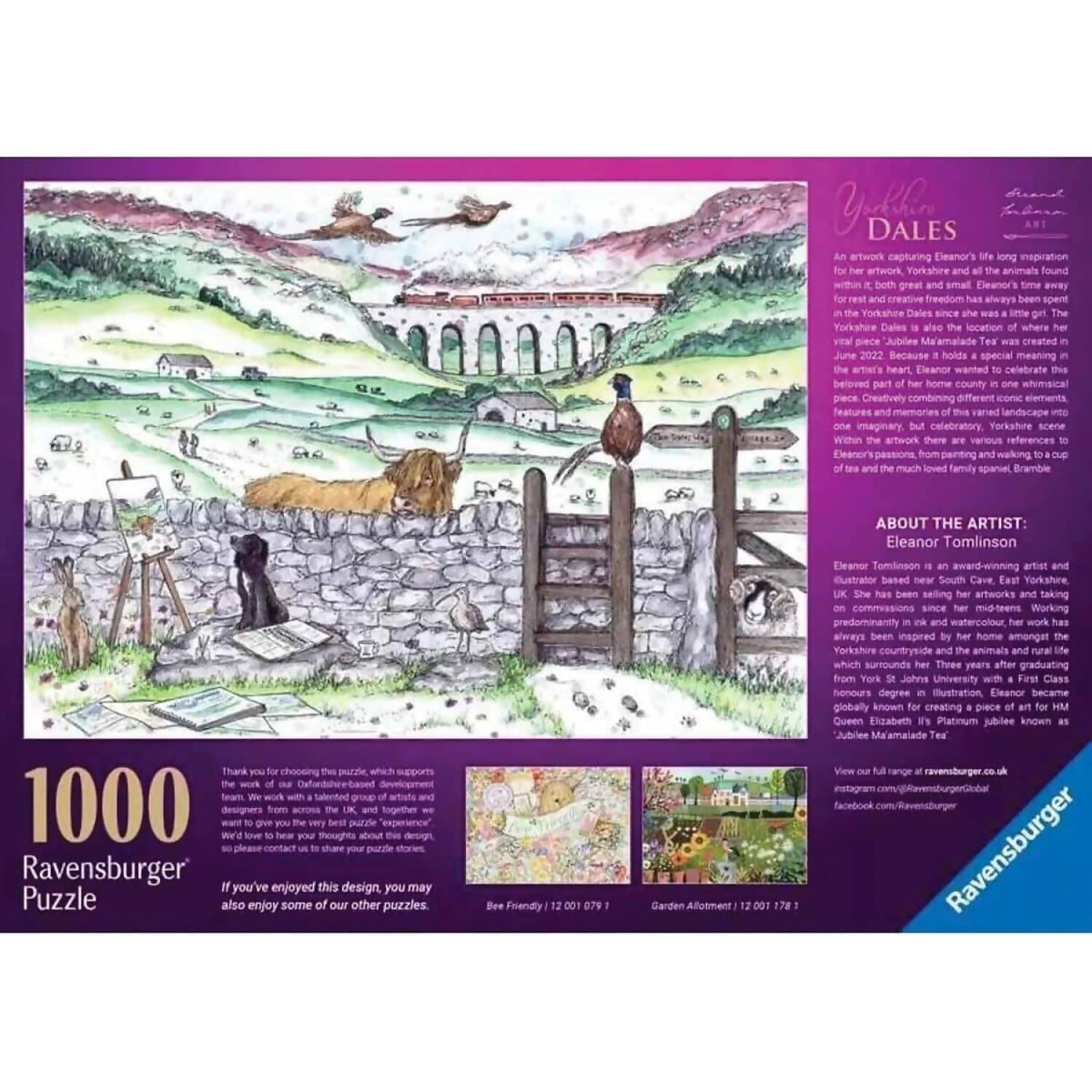 Ravensburger - Yorkshire Dales Jigsaw Puzzle 1000pc - Image 3