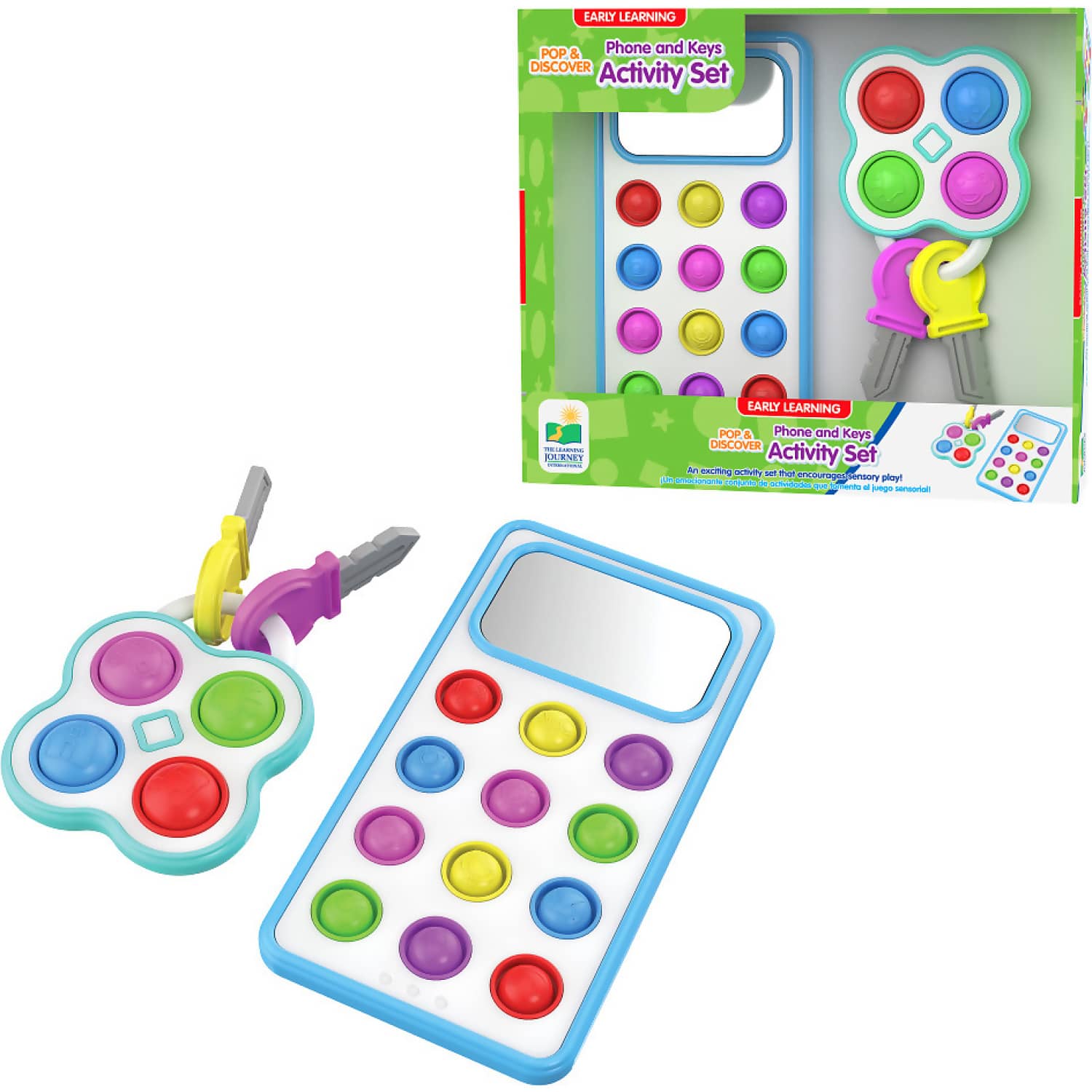 The Learning Journey - Pop And Discover Phone & Keys Activity Set